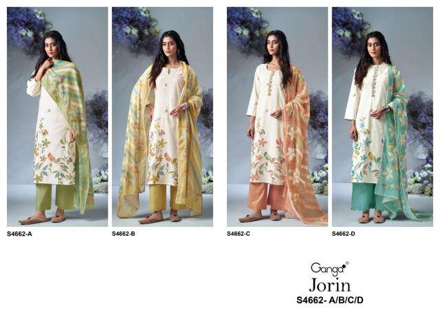 Ganga jorin 4662 Dress material suppliers in Kolkata